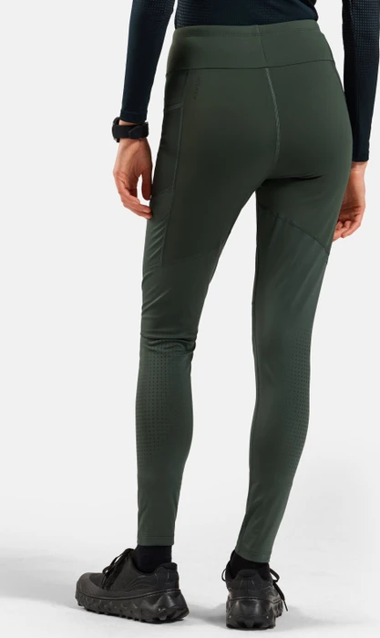 Odlo Zeroweight Warm Reflect Tights 2.0 Laufhose lang urban chic (Damen)