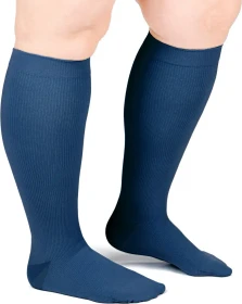 Compressana Linea Cotton AD CCL2 Größe V Kompressionsstrümpfe indigo