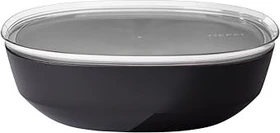 Mepal Silueta Servierschale mit Deckel 4l nordic black