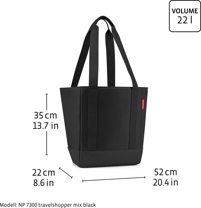 Reisenthel travelshopper Shopper mix black (NP7300) – Bild 10
