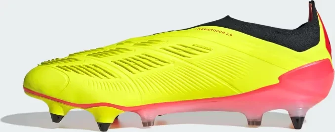 adidas Predator 24 Elite Laceless SG semi solar slime/solar red/core black
