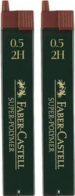 Faber-Castell Super-Polymer Druckbleistiftmine 2H 0.5mm graphit