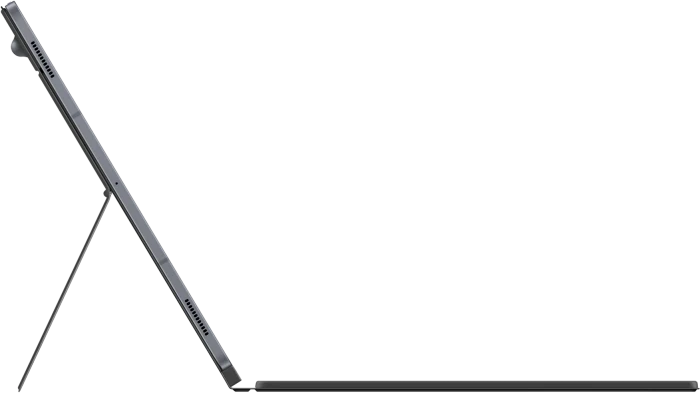 Samsung EF-DX925 Book Cover Keyboard mit AI-Taste für Galaxy Tab S9 Ultra / Tab S10 Ultra, schwarz, DE
