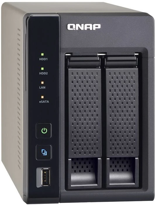 QNAP Turbo Station TS-269L 3TB, 1GB RAM, 2x RJ-45 1000Base-T, 2x USB-A 3.0