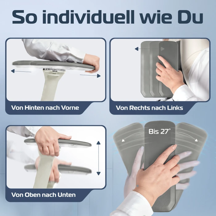 Clouvou CleverSeat Bürostuhl, weiß