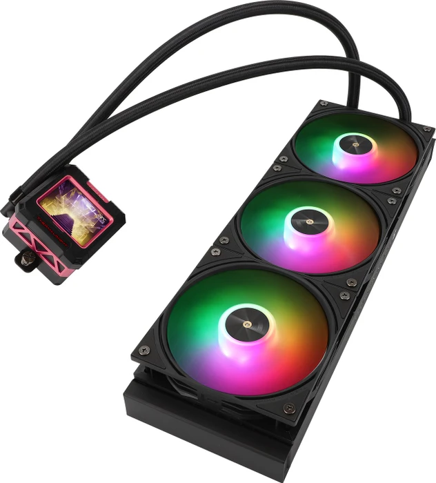 Thermalright Frozen Warframe 360 SE ARGB Black V2, schwarz