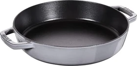 Zwilling Staub Bratpfanne rund mit zwei Griffen 26cm grafitgrau