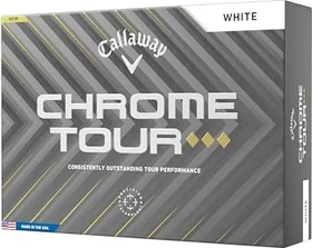 Callaway Chrome Tour Triple Diamond Golfbälle weiß, 12 Stück