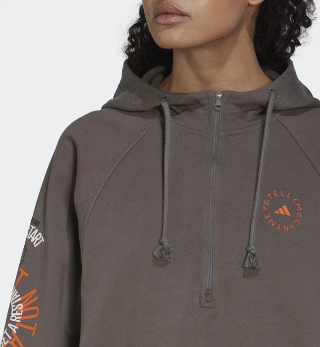 adidas by Stella McCartney Hoodie faded grey four