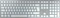 Cherry KW 9100 Slim for Mac, silber/weiß, USB/Bluetooth, FR Vorschaubild