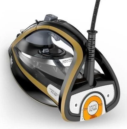 Tefal FV9847 Ultimate Pure Dampfbügeleisen schwarz/gold