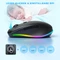 Seenda Rechargeable Wireless RGB Mouse mit Jiggler-Funktion, schwarz, USB Vorschaubild