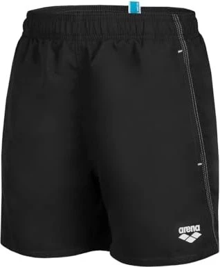 Arena Einfarbig R Badeshorts schwarz/weiß (Junior)