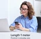 SBS Mobile USB Adapterkabel, USB 2.0, 480Mb/s, USB-A [Stecker] auf USB-C [Stecker], 1m Vorschaubild