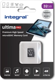 Integral Premium High Speed R100/W30 32GB, UHS-I U3, A1, Class 10