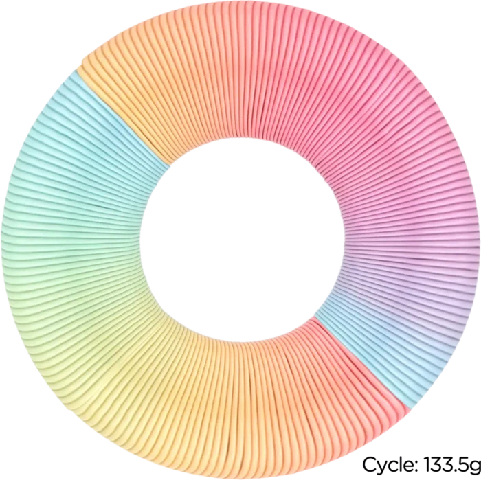 Polymaker Panchroma PLA Gradient Satin, Rainbow, Spule, 1.75mm, 1.00kg