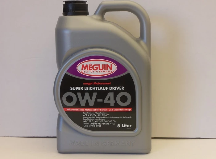 Meguin megol Super Leichtlauf Driver SAE 0W-40 5l