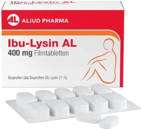 Aliud Ibu-Lysin AL 400mg Filmtabletten, 10 Stück