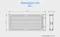 Barrow BarrowCH Chameleon Fish Series Radiator 240, POM, matt silver, mit Display Vorschaubild