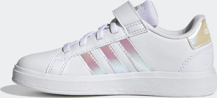 adidas Grand Court Lifestyle Court Elastic Lace and Top Strap cloud white/iridescent (Junior)