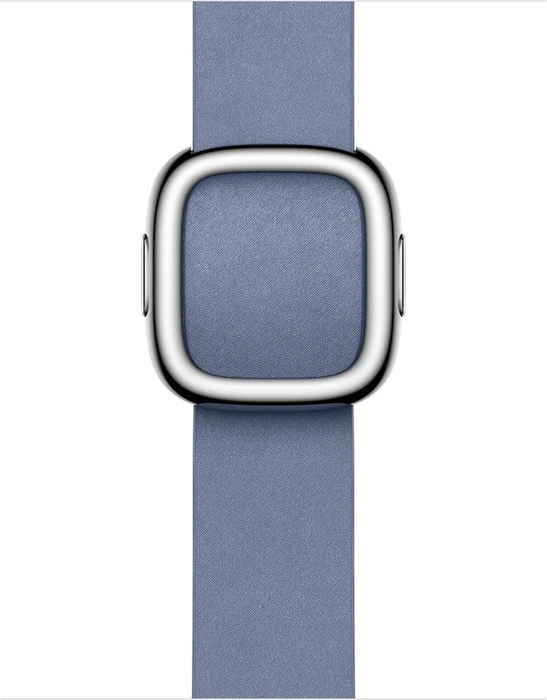 Apple Feingewebe Armband mit moderner Schließe Medium für Apple Watch 41mm lavendelblau