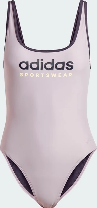 adidas Sportswear U-Back Badeanzug preloved fig/aurora black (Damen)