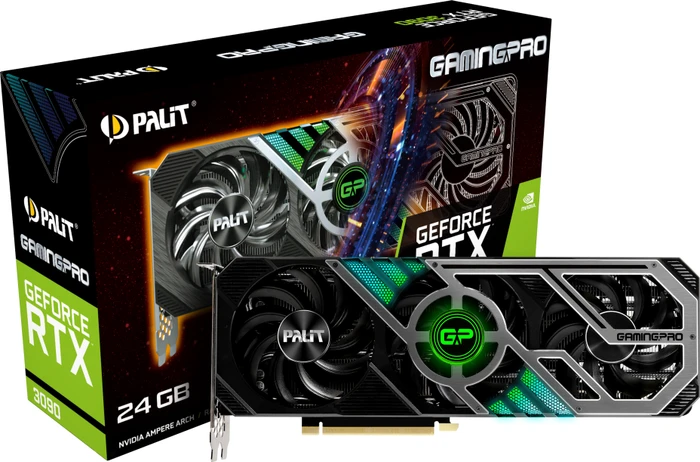 Palit GeForce RTX 3090 GamingPro, 24GB GDDR6X, HDMI, 3x DP