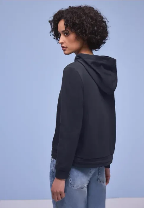 Street One Unifarbe Hoodie shadowed navy (Damen)