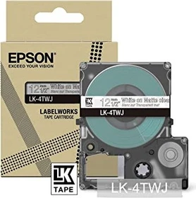 Epson LK-6TBJ Beschriftungsband, 24mm, schwarz/transparent matt