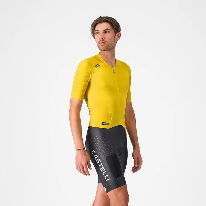 Castelli Unlimited Speedsuit Trikot kurzarm mango mojito/black/ivory (Herren)