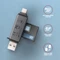 Axagon Dual-Slot-Cardreader, USB-C 3.0/USB-A 3.0 [Stecker] Vorschaubild