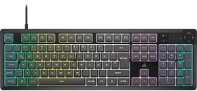 Corsair Gaming K55 CORE RGB, grau, USB, DE