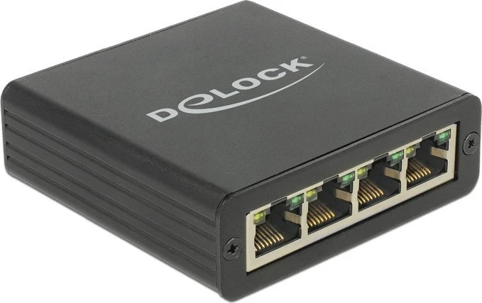 DeLOCK 4x RJ-45 LAN-Adapter, USB-B 3.0 [Buchse]