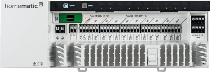 eQ-3 Homematic IP Funk-Fußbodenheizungsaktor 10-fach 230 V, Heizungssteuerung, Schaltaktor