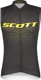 Scott RC Pro Trikot ärmellos black/sulphur yellow (Herren)