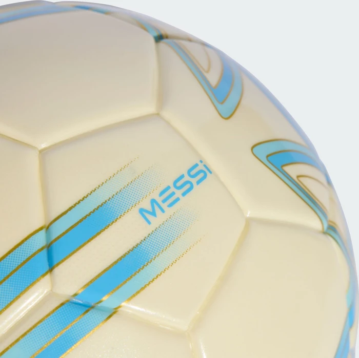 adidas Messi Mini Fußball ivory/semi solar burst/icey blue