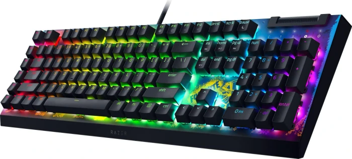 Razer BlackWidow V4 X, Fortnite Edition, Razer YELLOW Linear Gen-3, USB, DE