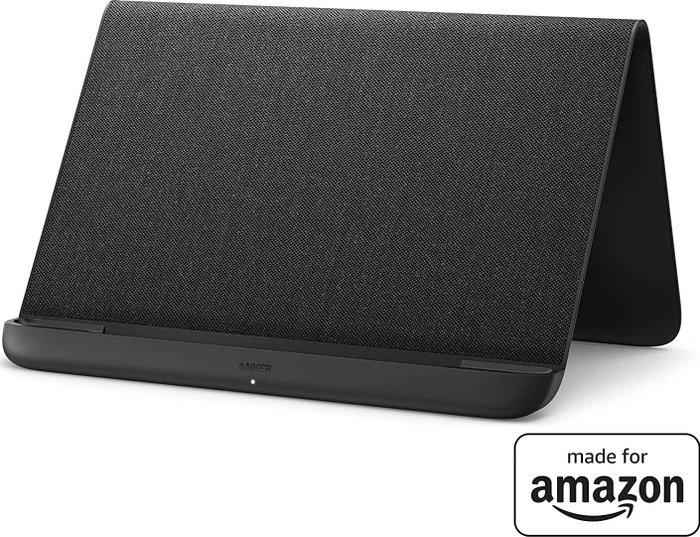 Amazon Fire HD 10 Plus KFTRPWI 2021, ohne Werbung, schiefergrau, 64GB, inkl. kabelloses Ladedock