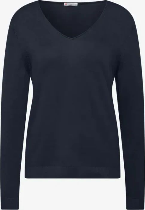 Street One V-Neck Pullover deep blue (Damen)