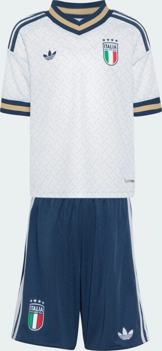 adidas Italien 2026 Auswärtsausrüstung kurzarm aeroblue (Junior)