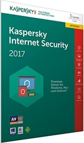 Kaspersky Lab Internet Security 2017, 3 User, 1 Jahr, Update, PKC, FFP (deutsch) (Multi-Device) (KL1941GBCFR-7FFP)