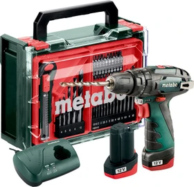 Metabo PowerMaxx SB Basic Akku-Schlagbohrschrauber inkl. Koffer + 2 Akkus 2.0Ah + Zubehör