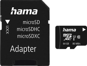 Hama R80 64GB Kit, UHS-I, Class 10