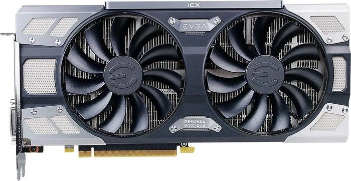 EVGA GeForce GTX 1070 FTW2 Gaming iCX, 8GB GDDR5, DVI, HDMI, 3x DP