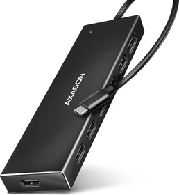 Axagon USB-Hub, 7x USB-A 3.0, USB-C 3.0 [Stecker]