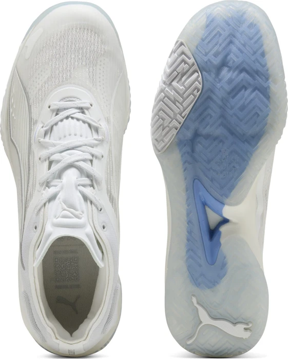 Puma Accelerate Nitro SQD 4 Handballschuhe puma white/puma silver