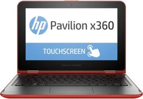 HP Pavilion x360 11-k102ng, rot, Celeron N3050, 4GB RAM, 500GB HDD, DE