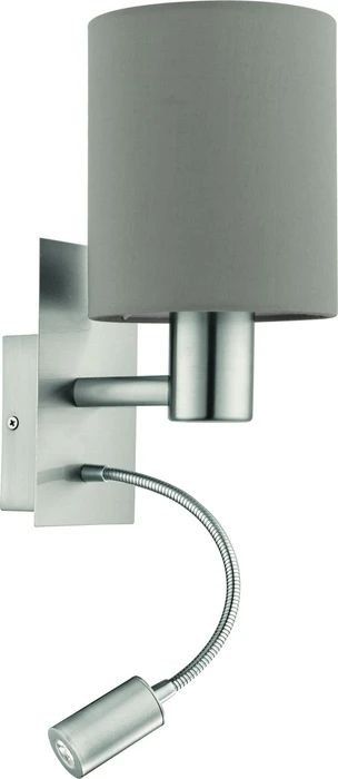 Eglo Pasteri Wandleuchte 2-flammig taupe