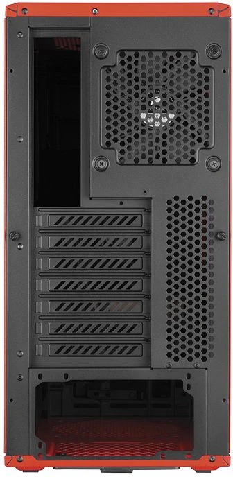 Corsair Graphite Series 230T orange, Acrylfenster