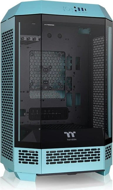 Thermaltake The Tower 300 Turquoise, türkis, Glasfenster